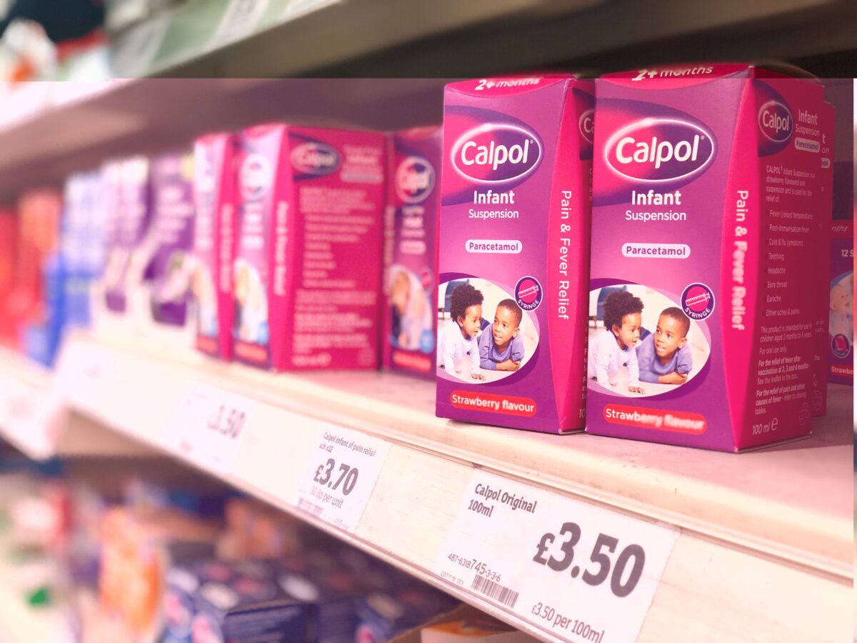 Calpol are teaming up with Tesco in a new medicine and packaging and materials trial