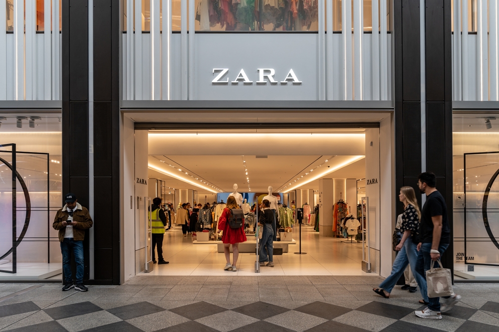 Zara store inside Westgate shopping mall