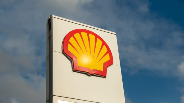 Shell Service station logo, a British fuel station retailer