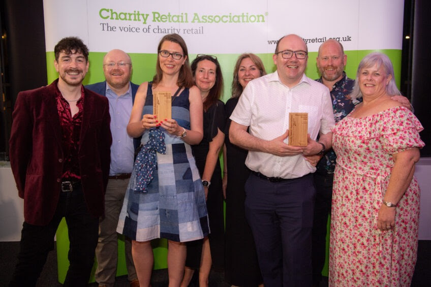 Salvation Army charity shops have been named the Outstanding Charity Retailer of the Year, and also won the Environmental award.